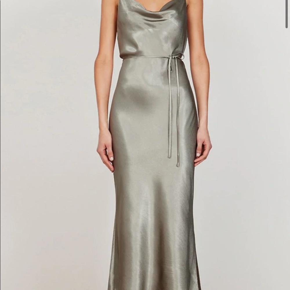 Shona Joy midi dress in sage